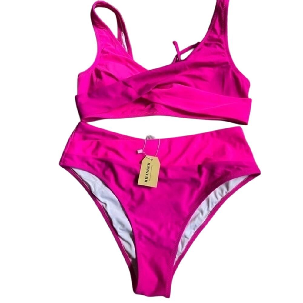 HILINKER Colorblock bikini set Sz L